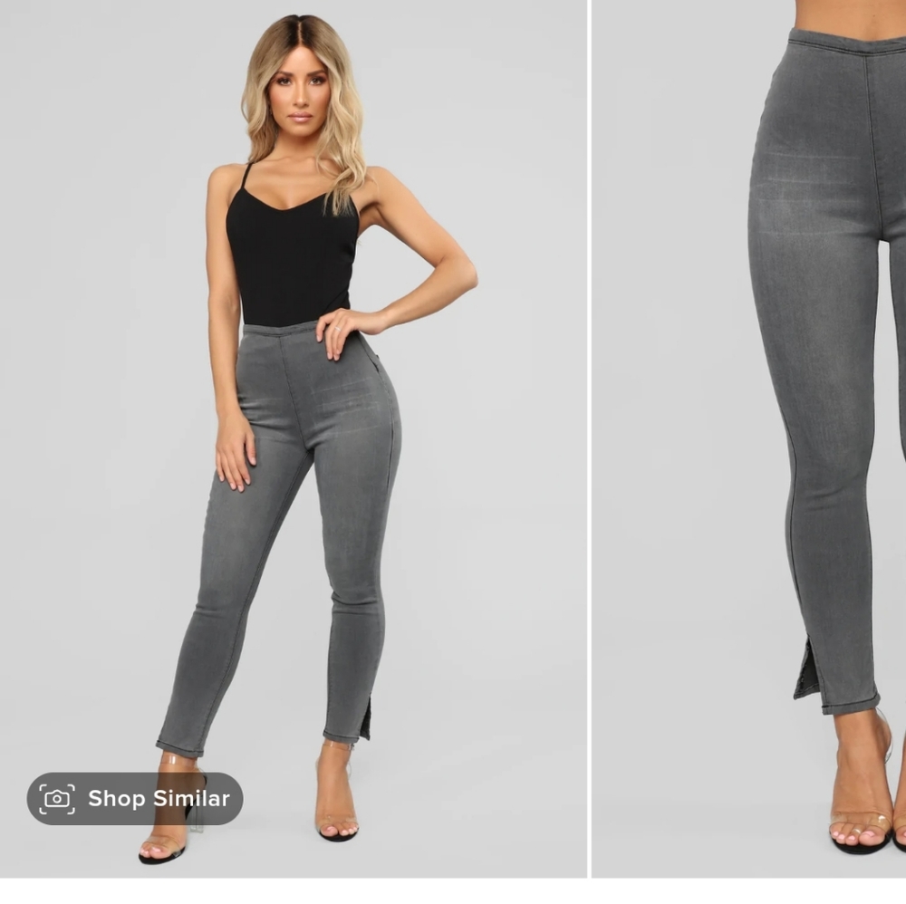 Fashion nova hot n ready cigarette pin up ankle jeans 50s